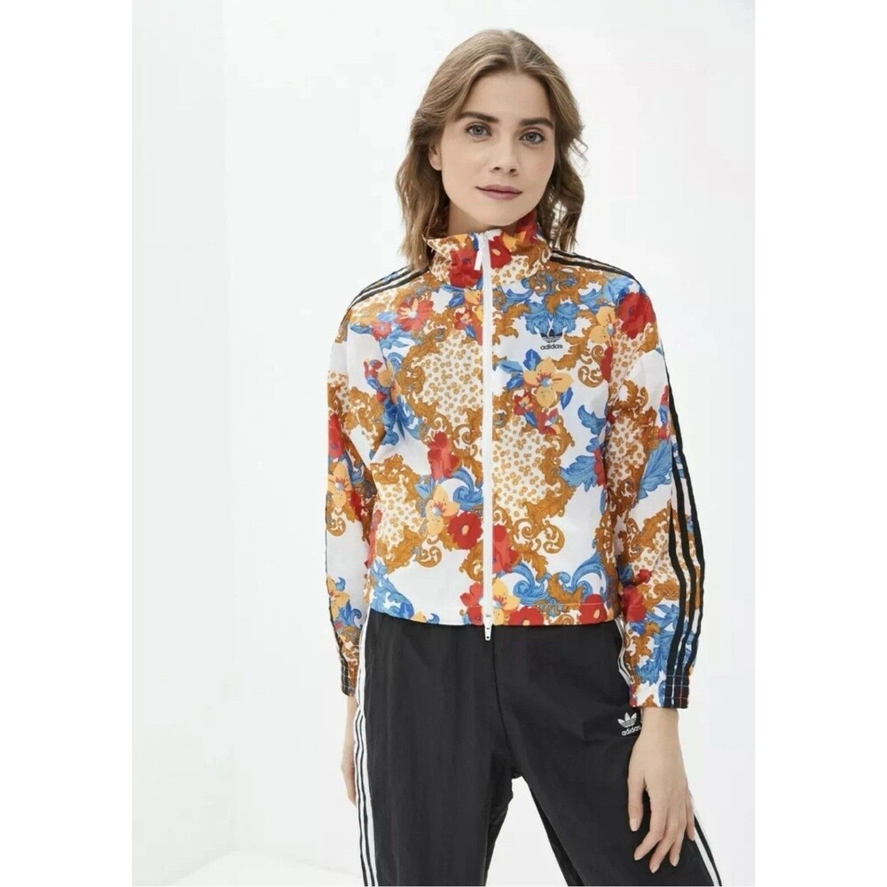 Adidas Originals x HER Studio London Track Jacket Top Floral Women's XS